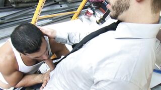 Bryan Cole Takes Marcus Ruhl's Blue-Collar Cock