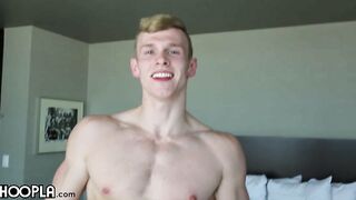 Blonde STUD Kane Bryant Jerks His COCK