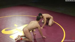 Two beefy hunks duke it out
