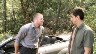 Max Swallows Rick's Uncut Cock