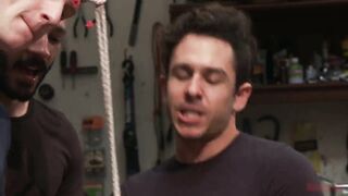 Muscled mechanic, bound, fucked...