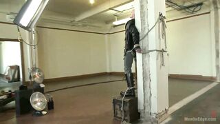 Damien Moreau - Hot rocker dude oozes pre-cum