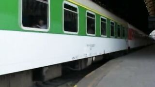 A Foreign Train Threesome