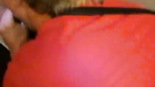 Double BJ on the subway