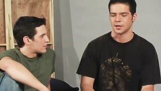 Michael Lucas Trains Jimmy Trips and Corey Cade