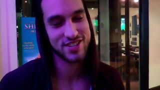 Straight Hunk Pierce Clooney shoots his wad