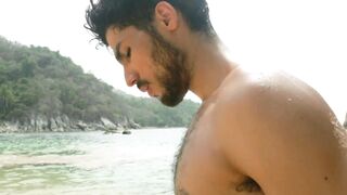 Pietro Siren Bottoms For Paulo Saint On The Beach