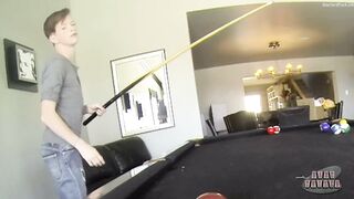 Hard & Meaty Pool Cues At The Ready