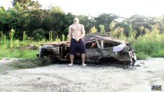 Elijah Knight Returns For A Piss & Stroke