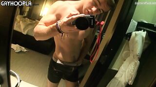 Skater Boy Kellan Hartmann Jerks His Big Cock