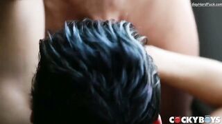 JJ Knight & Ricky Roman Flip-Fuck!