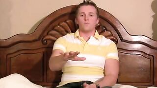 College Football Player Gets A Gay HandJob