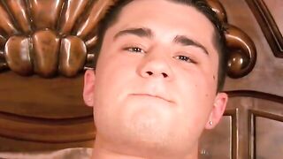 Beefy Navy guy with a HUGE cock