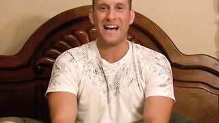 AIDEN Sexy Navy guy squirts a huge load